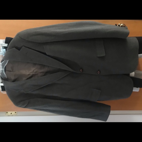 Man’s Sport Coat Camel Hair Grey-Brown Large Fabric Scotland Made USA Orig Owner - Picture 11 of 16